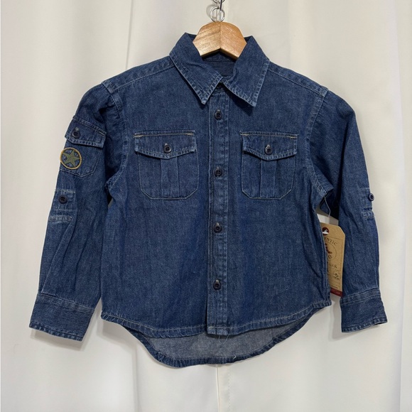 A.P.C. Kids Dark Blue Jean Jacket - Picture 7 of 7